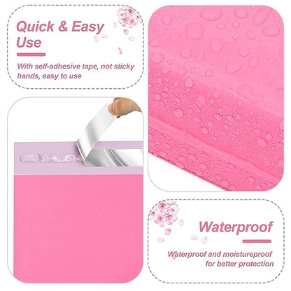 JinRuiKJ Thank You Poly Mailers 10x13 Inch, 100 PCS, Pink - color: Pink, size: 10*13inch 100pcs