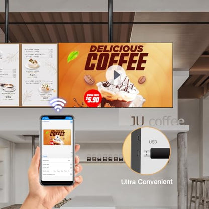 100" Digital Signage Display 4K UHD 500-Nit Commercial Display - size: 100 inches