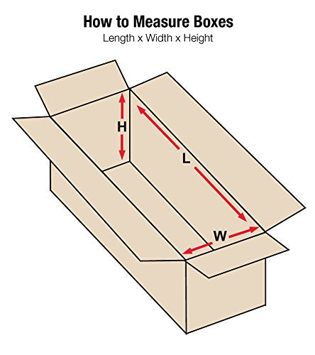 BOX USA 361010 Long Corrugated Cardboard Box 36" L x 10" W x 10" H, Kraft, For Shipping, Packing and Moving (Pack of 20)