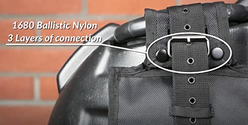 ANOA Shipping Tag – a Reusable Shipping Tag That Holds FedEx, UPS, DHL Shipping Labels for Golf Clubs, Cases, and Baggage, Black