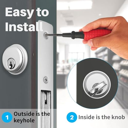 Storefront Door Mortise Lock, Commercial Door Locks with Cylinder Deadbolt