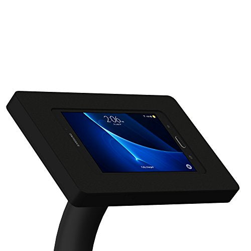 VidaMount Black Enclosure and Floor Stand [Bundle] Compatible with Samsung Galaxy Tab A 7.0 - color: Black, size: Galaxy Tab A 7.0