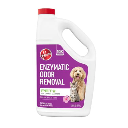 Hoover Pet Carpet Cleaner Solution, 128 Oz., Tropical Breeze Scent - style: 128 oz Carpet Solution