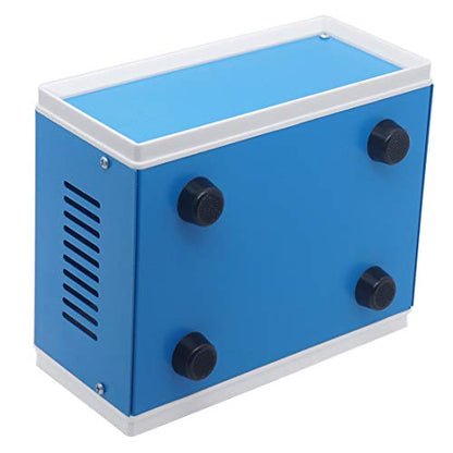 Zulkit Junction Box Blue Metal Project Box DIY Electric Enclosure Case Preventive Case Electrical Box 7.9 x 6.5 x 3.5 inch - size: 7.9" x 6.5" x 3.5"