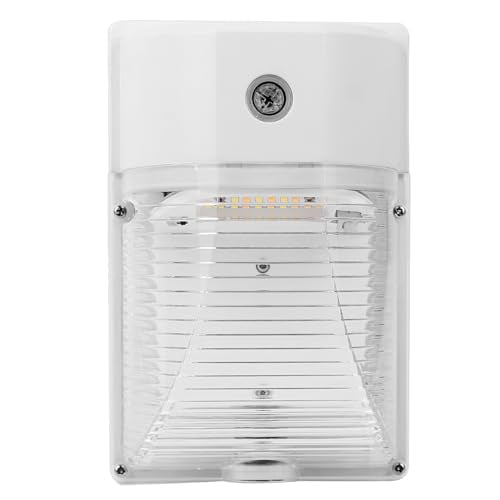 CINOTON 26W LED Wall Pack Light with Dusk to Dawn Sensor, 3CCT White 2Pack - color: White, size: 2 Pack-3CCT