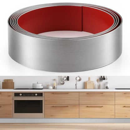 1 Pack 4 x 240 Inch Stainless Steel Kick Plate, Silver - color: Silver, size: 4 x 240 Inch