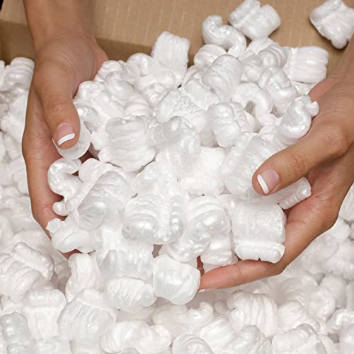 White Packing Peanuts, 3.5 Cubic Feet - color: White, size: 3.5CuFT