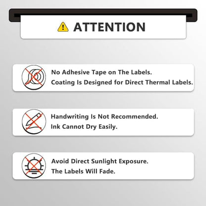 BETCKEY - Replace for DYMO 30347 (1" x 1-1/2") Book Spine Labels [10 Rolls] - color: 10-rolls (7500 Labels)