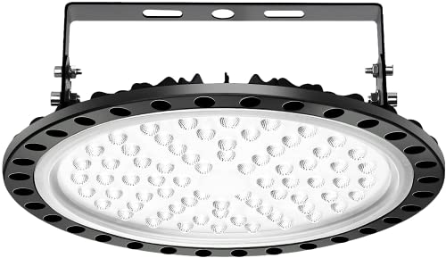 300W UFO LED High Bay Light, 30000LM Commercial Bay Lighting Daylight 6500K, IP65 Waterproof LED Commercial Bay Light, LED Warehouse Light Shop Light Factory Light Garage Light - color: 1 Pack, size: 300watt