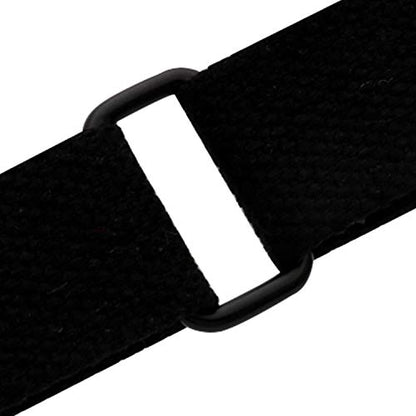 BIKICOCO Metal Rectangle Ring Buckles Square Strap Webbing Belt Rings for Bag Purse Non Welded 1-1/4 x 5/8 Inch - color: Black X 20 Pcs