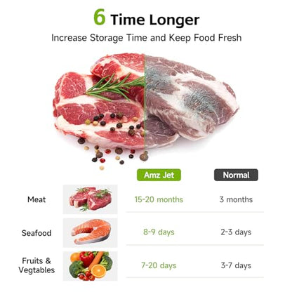 Vacuum Sealer Bags 200 Quart 8" x 12", BPA Free, Commercial Grade Textured Food Vacuum Sealer Bag, Thick Embossed Bags for Storage and Sous Vide Cooking - size: 8"x10"