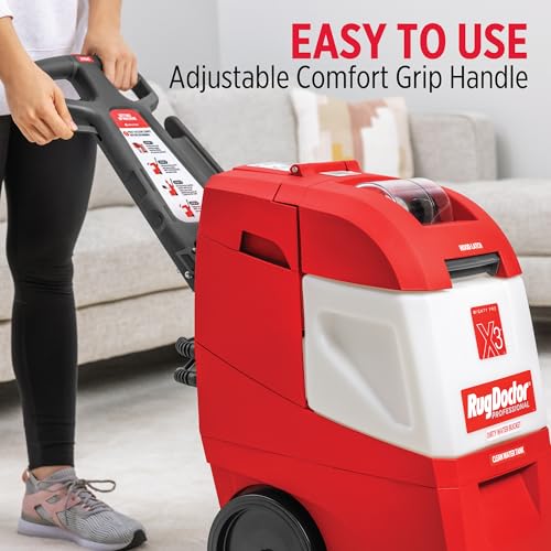 Rug Doctor Mighty Pro X3 Commercial Carpet Cleaner with Pet Cleaner Pack