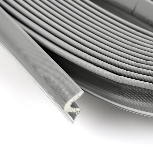 Ravinte Weather Stripping Door Seal, Q-Shaped Kerf Foam Strip, 26 FT, Grey - color: Gray, size: 26 Feet