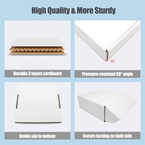 5x5x2 Small Shipping Box 50 Pack, White Cardboard Gift Boxes for Jewelry Flat Literature Mailer for Small Business Packaging Mailing - size: 5"x5"x2", style: 50 Pack - White