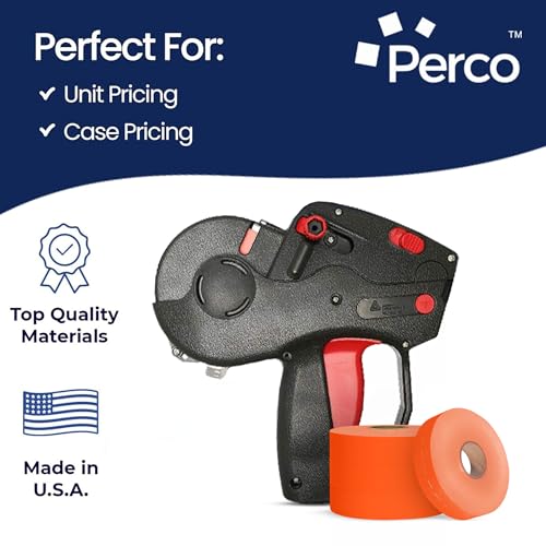 Monarch 1131 Labeler Starter Kit: Includes Price Gun, 10,000 Fluorescent Red Labels, and Preloaded Inker - color: 10,000 Fluorescent Red Labels