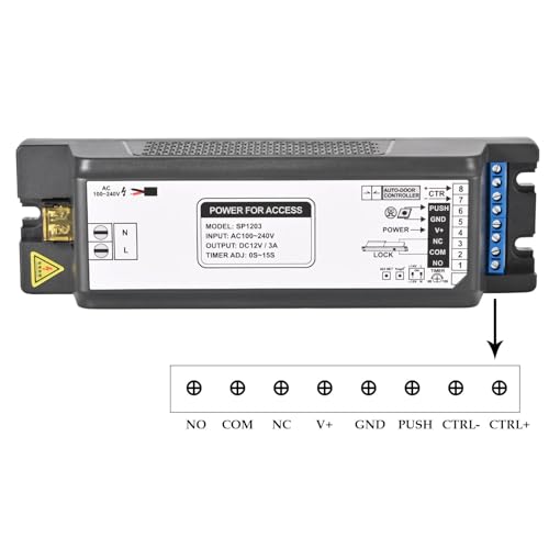 Smart Access Control Power Supply, 12V 3A WiFi Tuya App, 433MHz 2 Remotes