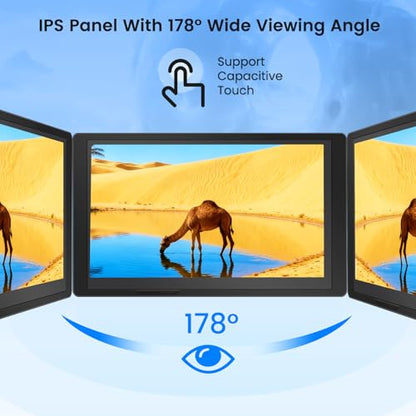ELECROW 7" ESP32 Display 800×480, HMI IPS AI Touch Screen with Acrylic Case