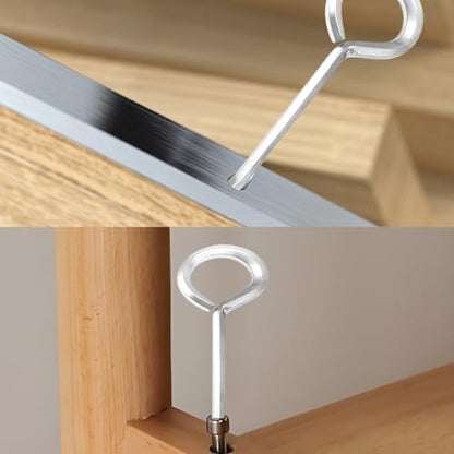 5/64 inch Standard Hex Dogging Key, Silver, 12 Pcs - color: Silver, size: 5/64