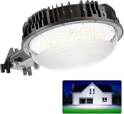 150W LED Barn Light 22500LM with Dusk to Dawn Photocell, 5000K Daylight Yard Area Light, IP65 Waterproof, AC100-277V for Security/Farmhouse/Garage - color: 150 Watt-5000K