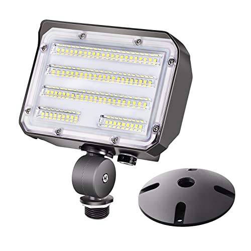 30W LED Flood Light with Knuckle, Outdoor Dusk to Dawn Light 5000K