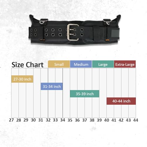 WOLF WTH2110 Padded Ballistic Tool Work Belt - size: Small