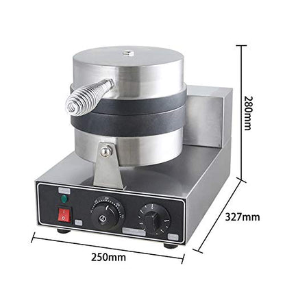 Kolice Commercial Gelato Panini Press Machine, Donut Ice Cream Dessert Italy Ice Cream Sandwich Press Burger Maker- 1300W, Timer and Temperature Control, Non-Stick Teflon Coating