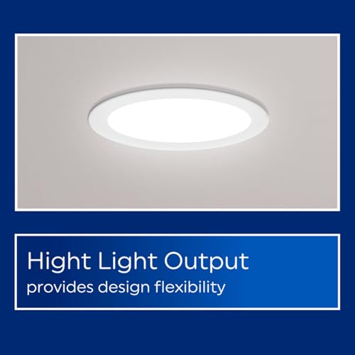 GE Color Select LED Wafer Downlight, Premium High-Lumen Direct Wire (4pk) - style: 1800 Lumens