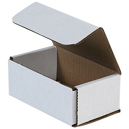 Box USA BM532 5"L x 3"W x 2"H, White (Pack of 50) - size: (018) 5" x 3" x 2", 50-Pack