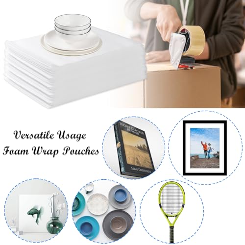 50PCS 16 x 24Inch Foam Pouches for Packing, Large Cushion Foam Wrap Pouches - size: 16"x24"