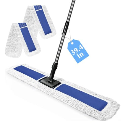Masthome 39" Commercial Mop,64" Extra-Long Stainless Handle - color: Extra Large Blue