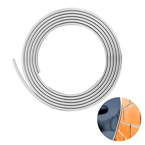 Car Door Edge Guards Silver U Shape Moulding Trim Strip Guard Protector - color: Silver, size: 16FT