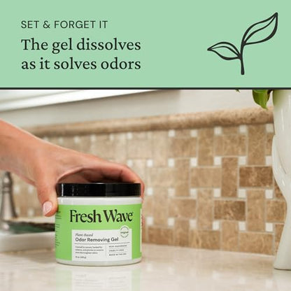 Fresh Wave Original Odor Eliminator Gel 2-Pack 15 oz & 7 oz Air Freshener - size: 22 fl oz (Pack of 2: 15 fl oz & 7 fl oz)