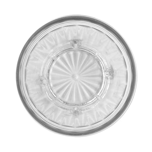 G.E.T. 8808-1-CL Heavy-Duty Shatterproof Plastic Faceted Tumblers, 8 Ounce, Clear (Set of 12) - size: 8 Ounces, style: Set of 12