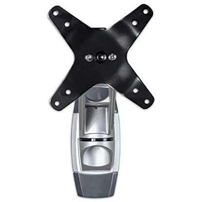 StarTech Wall Mount Monitor Arm 12in to 34in, 30.9lb/14kg, Swivel, Silver - color: Silver, style: Single-Swivel