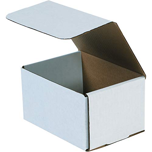 Box USA BMLR4 6 1/2"L x 4 7/8"W x 3 3/4"H, White (Pack of 50) - size: (060) 6 1/2" x 4 7/8" x 3 3/4", 50-Pack