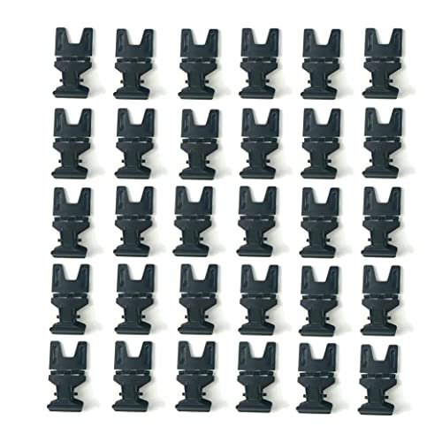 Metal POP Clip Sign Stand Holder, Advertising Display Black, 30Pack - color: Black, size: 30Pack