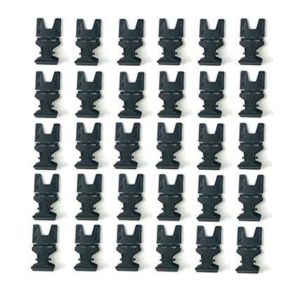 Metal POP Clip Sign Stand Holder, Advertising Display Black, 30Pack - color: Black, size: 30Pack