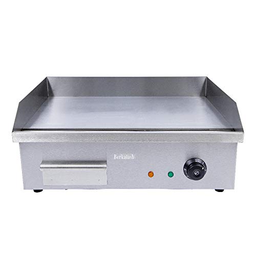 3000W Commercial Flat Top Griddle Countertop Electric Teppanyaki Grill - color: 3000W, 21.6"x13.8"