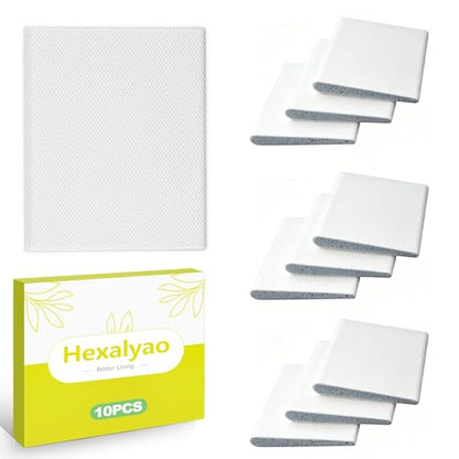 10 Pack Self-Adhesive Door Corner Seals Exterior Door Jamb Weather Stripping Foam Wedges Draft Stoppers for Gap Sealing Noise Reduction and Energy Saving Insulation