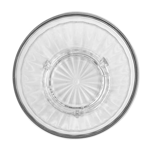 G.E.T. 8822-1-CL Heavy-Duty Shatterproof Plastic Faceted Tumblers, 22 Ounce, Clear (Set of 12) - size: 22 Ounces, style: Set of 12