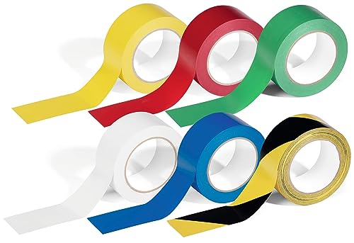 Durable DURALINE Floor Marking Tape - Self-Adhesive Temporary Marking Tape - 33 Metre Roll - Quick & Easy Application - Perfect for Temporary Marking - Green - color: Green