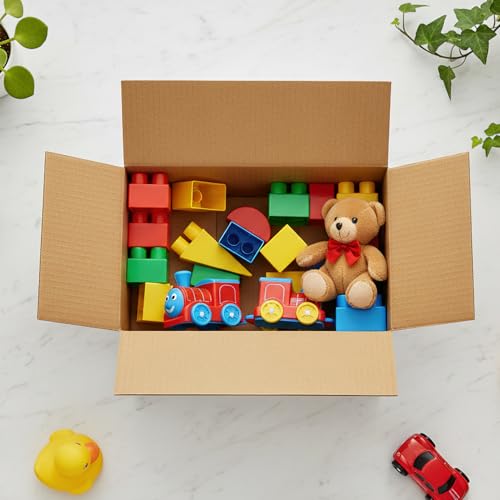 Shipping Boxes 7x5x3 Set of 25, White Corrugated Cardboard Box for Mailing Business Packaging - size: 7x5x3 Inches