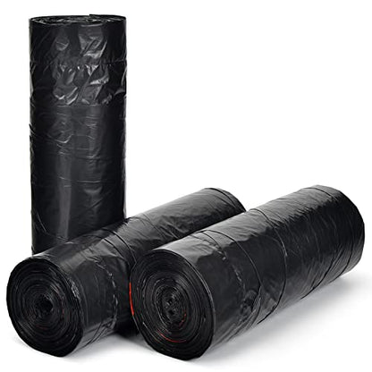 15 Gallon Drawstring Trash Bags, 102 Count, Black - size: 1 Count (Pack of 102)