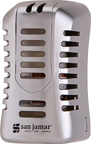 San Jamar WP9070SS Arriba Commercial Twist Passive Summit Air Freshener Dispenser, 2.8" X 4.65" X 2.79", Stainless