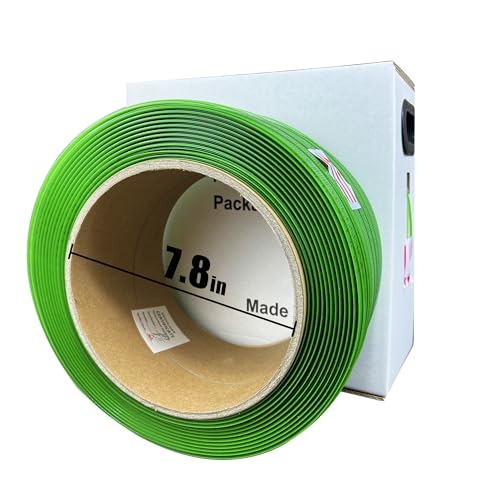 5/8" x.034 x1000ft Polyester (PET) Strapping Roll Pallet Packaging Poly Banding Plastic Packing Rope Green 1450lbs Break Strength - size: 5/8”x1000’