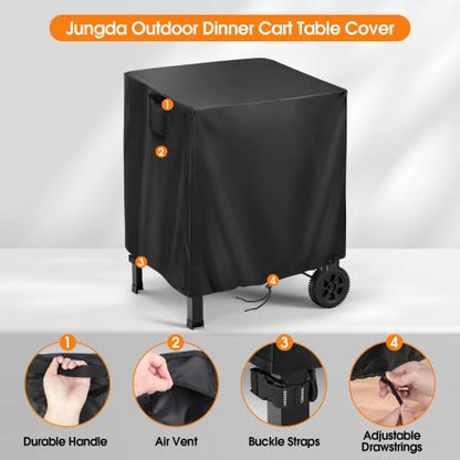 Outdoor Prep Table Cover for Inkmin Dining Cart Table - size: 27" x 22" x 30"