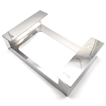 1 Pack Commercial Grade Stainless Steel Triple Box Glove Dispenser Tissue Box Holder W15 x D3.8 x H10/Two-Way Keyhole for Vertical Horizontal Loading Adjustment/Wall Mounting Screw Included