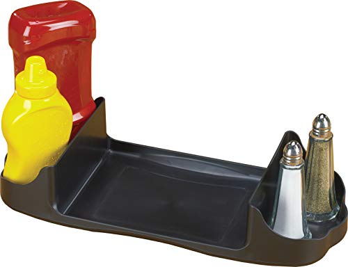 San Jamar Napkin Dispenser Caddy, Black, Plastic, H400CTBK (Pack of 2) - size: 1 Count (Pack of 2)