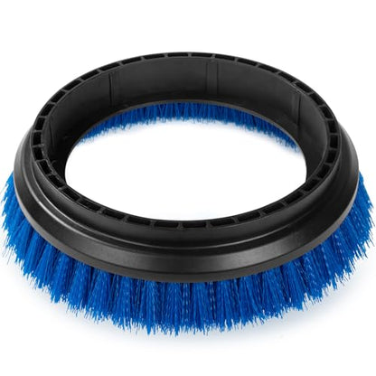 HHQ Commercial Scrub Brush for Orbital Floor Scrubber, Compatible with Oreck Orbiter XL ORB550MC, Bissell BGEM9000, 12" Diameter, Medium-Duty Brush, Blue