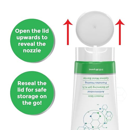Antiseptic Scar & Wound Care Hydrogel - Repair, Protect Skin and Promote Faster Healing - pH Balanced Pain Relief Wound Gel for Burns and Dry Skin